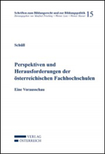 Cover "Perspektiven und Herausforderungen der österreichischen Fachhochschulen"
