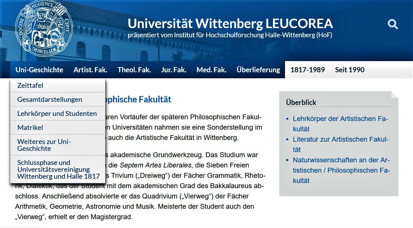 Uni Wittenberg