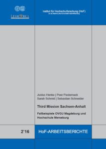 Third Mission Sachsen‐Anhalt. Fallbeispiele OVGU Magdeburg und Hochschule Merseburg