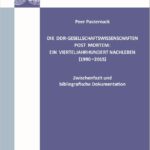 Die DDR-Gesellschaftswissenschaften post mortem