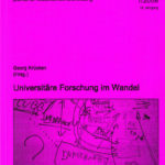 die hochschule 1/2006: Universitäre Forschung im Wandel