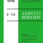 Die “Gelehrte DDR” und ihre Akteure. Inhalte, Motivationen, Strategien: Die DDR als Gegenstand von Lehre und Forschung an deutschen Universitäten