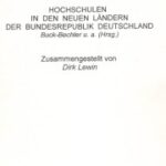 Datenalmanach zum Handbuch Hochschulen in den neuen Ländern der Bundesrepublik Deutschland