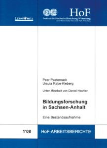 Bildungsforschung in Sachsen-Anhalt. Eine Bestandsaufnahme