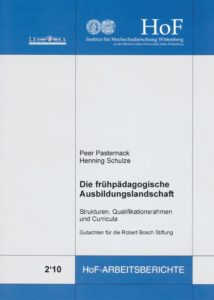 Die frühpädagogische Ausbildungslandschaft. Strukturen, Qualifikationsrahmen und Curricula