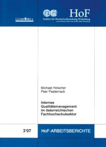 Internes Qualitätsmanagement im österreichischen Fachhochschulsektor