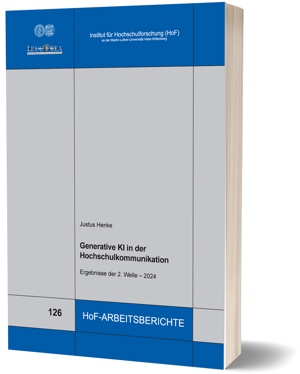 Cover Arbeitsbereicht 126 Generative KI in der Hochschulkommunikation