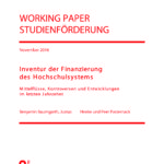 Inventur der Finanzierung des Hochschulsystems. Mittelvolumina und Mittelflüsse im deutschen Hochschulsystem