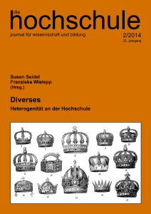 die hochschule 2/2014: Diverses. Heterogenität an der Hochschule