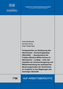 Fachgutachten zur Neufassung des Sächsischen Hochschulgesetzes (SächsHG)